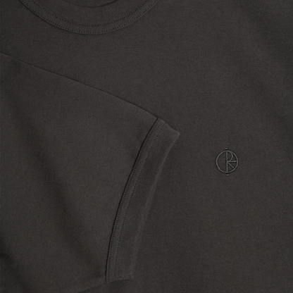 Polar Ringer Tee: Dirty Black