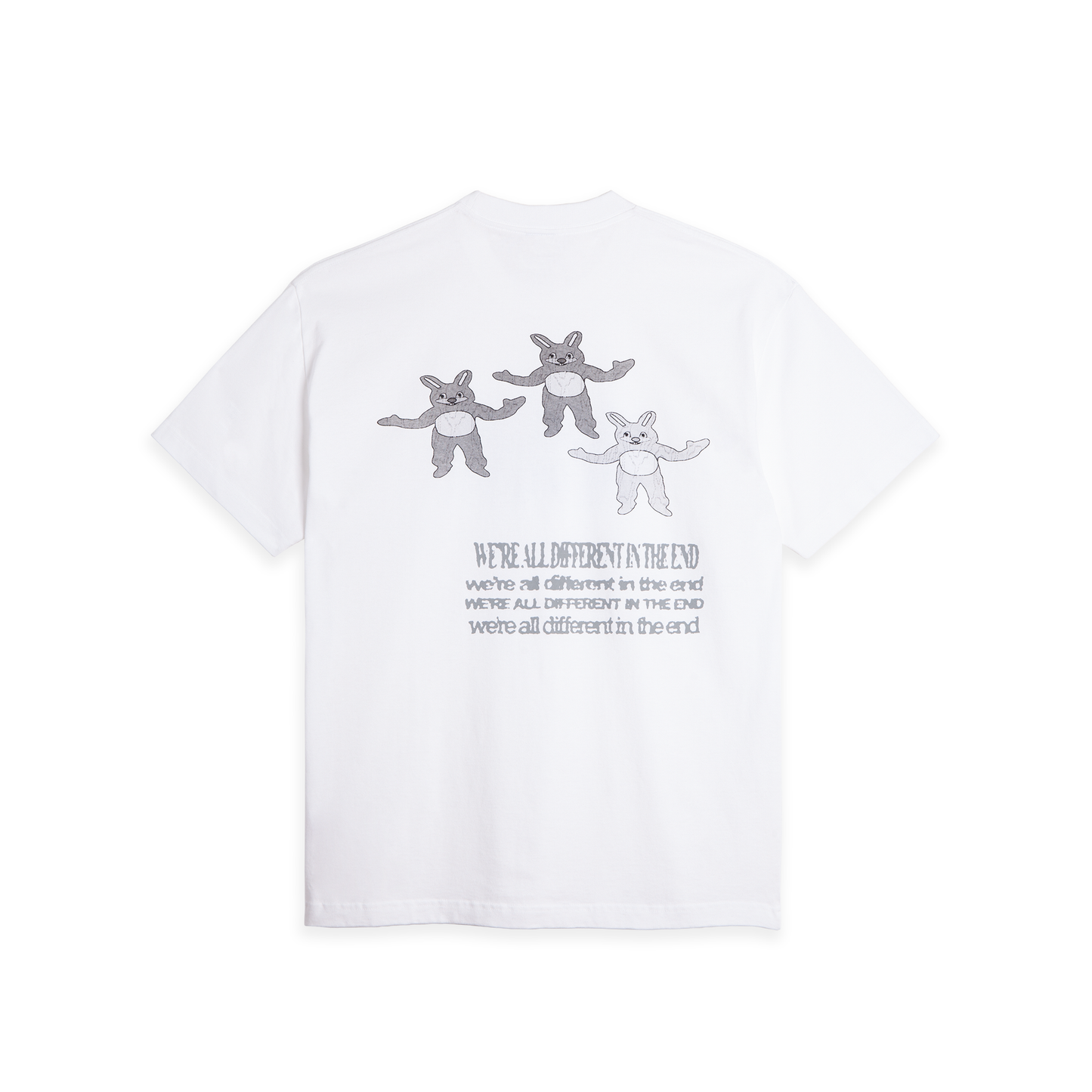 Polar Different in the End Tee White