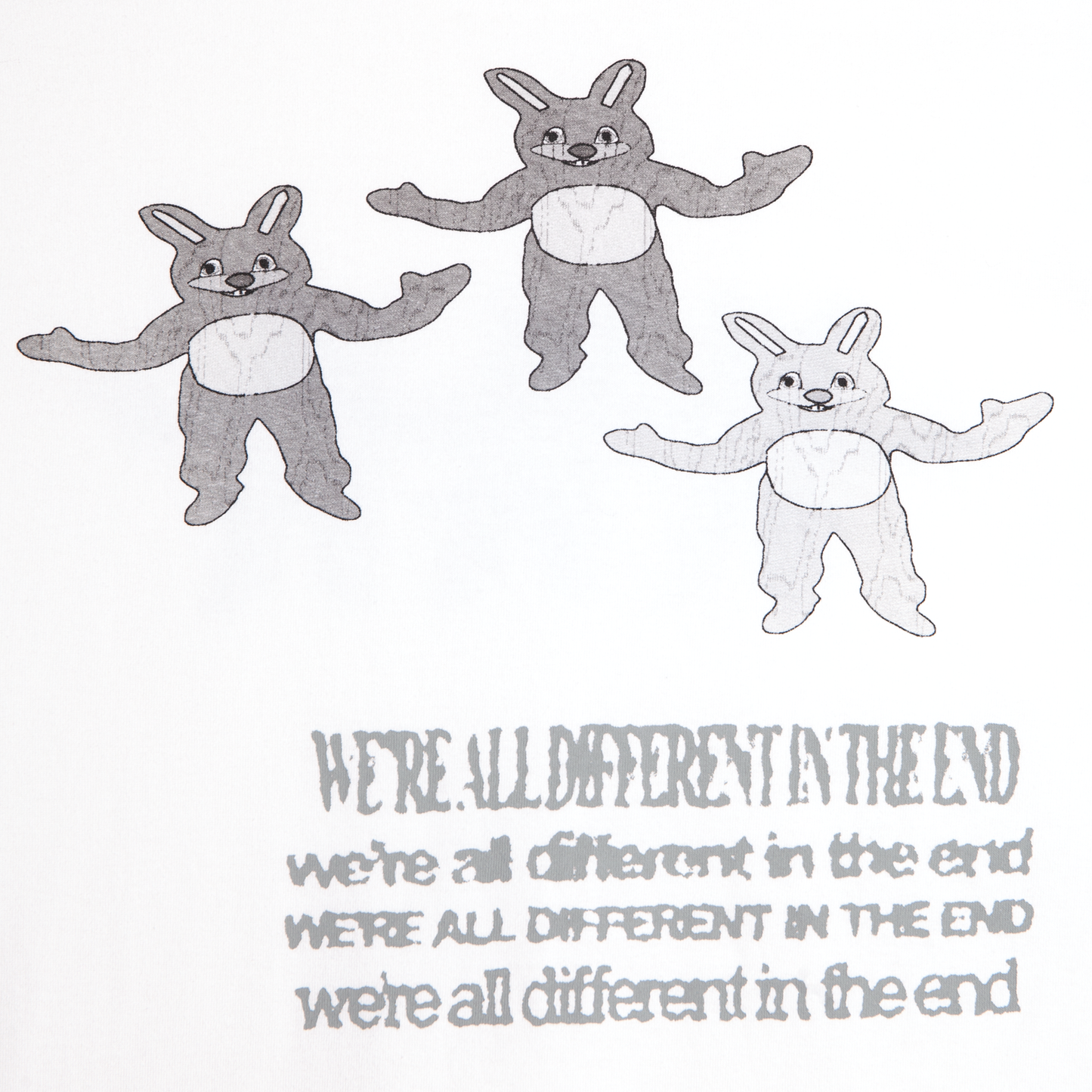 Polar Different in the End Tee White