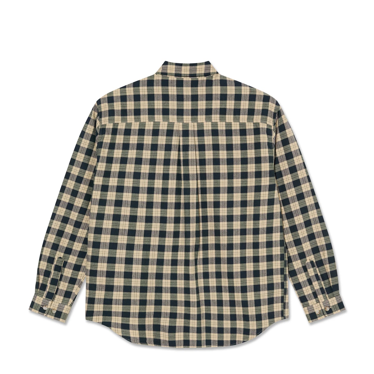 Polar Mitchell LS Shirt: Teal/Butter