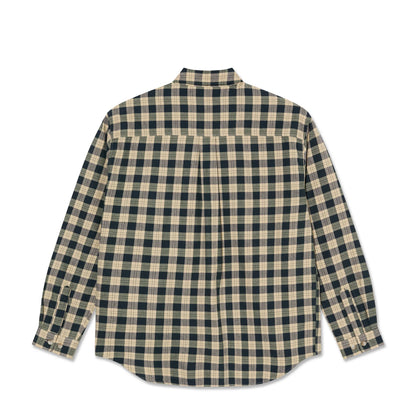 Polar Mitchell LS Shirt: Teal/Butter