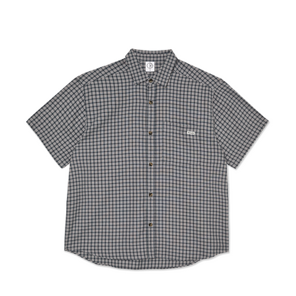Polar Mitchell Shirt: Petrol/Bordeaux