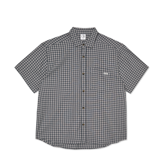Polar Mitchell Shirt: Petrol/Bordeaux