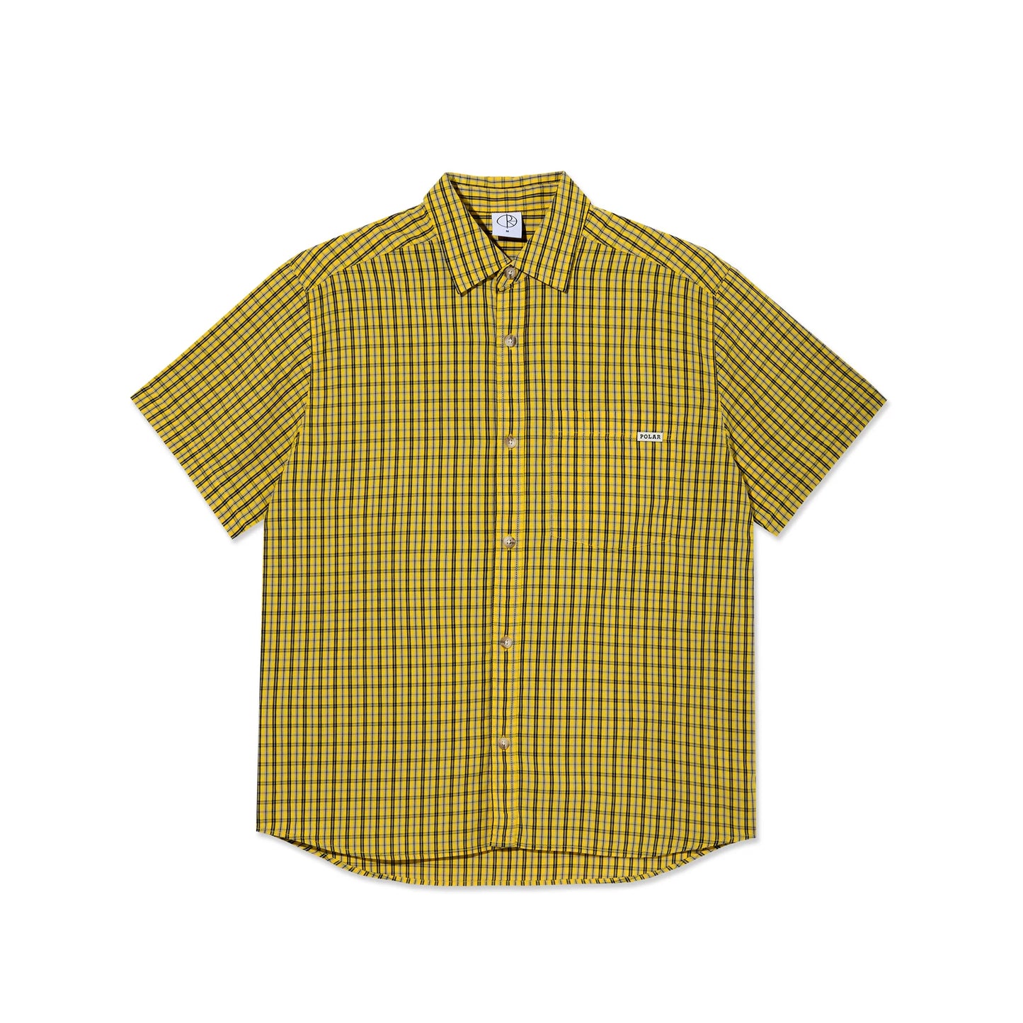 Polar Mitchell Shirt: Lemon/Black