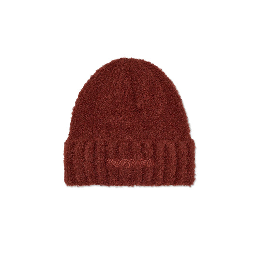 Polar Fluff Beanie: Rust
