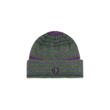Polar George Beanie: Purple/Green