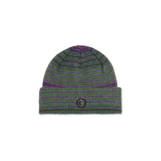 Polar George Beanie: Purple/Green