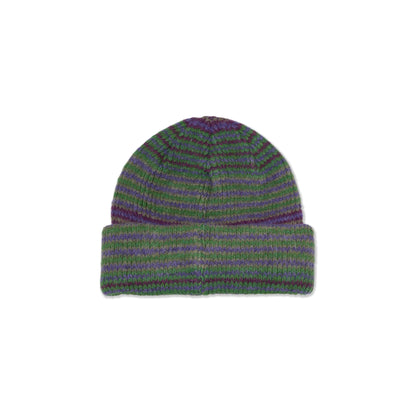 Polar George Beanie: Purple/Green