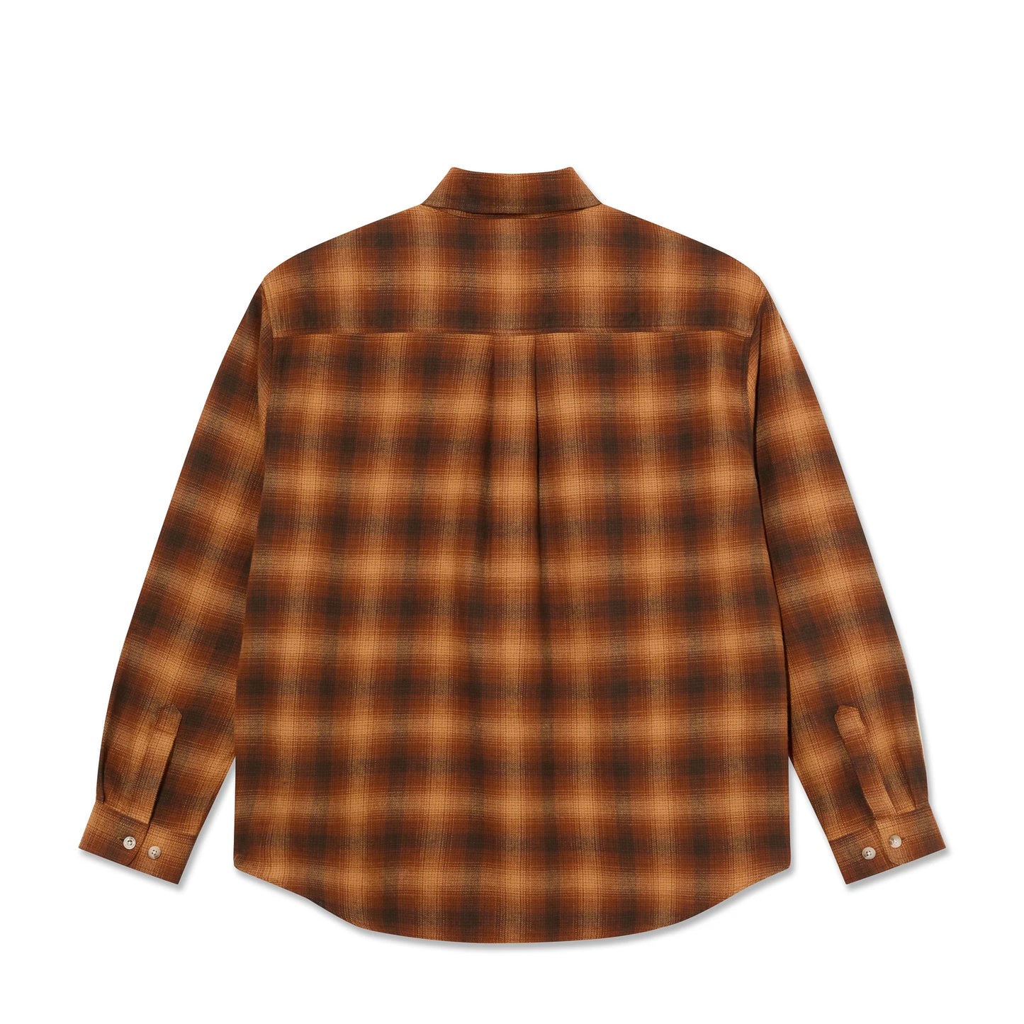 Polar Mitchell LS Shirt: Shadow Check Caramel