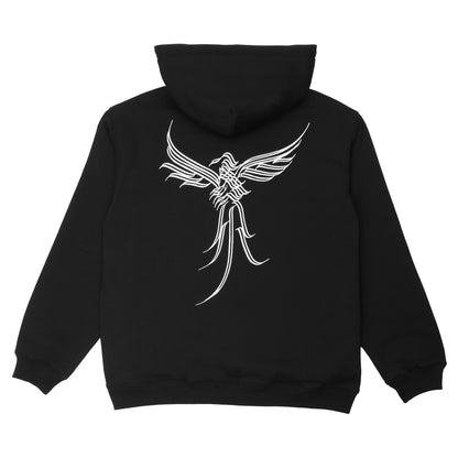 Pass-Port Calligraphy Zip Hood Black