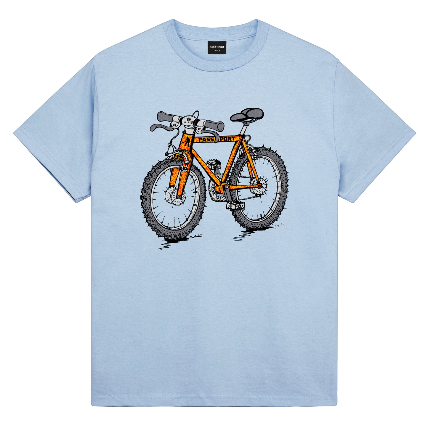 Pass-Port One Speed Tee Stonewash Blue