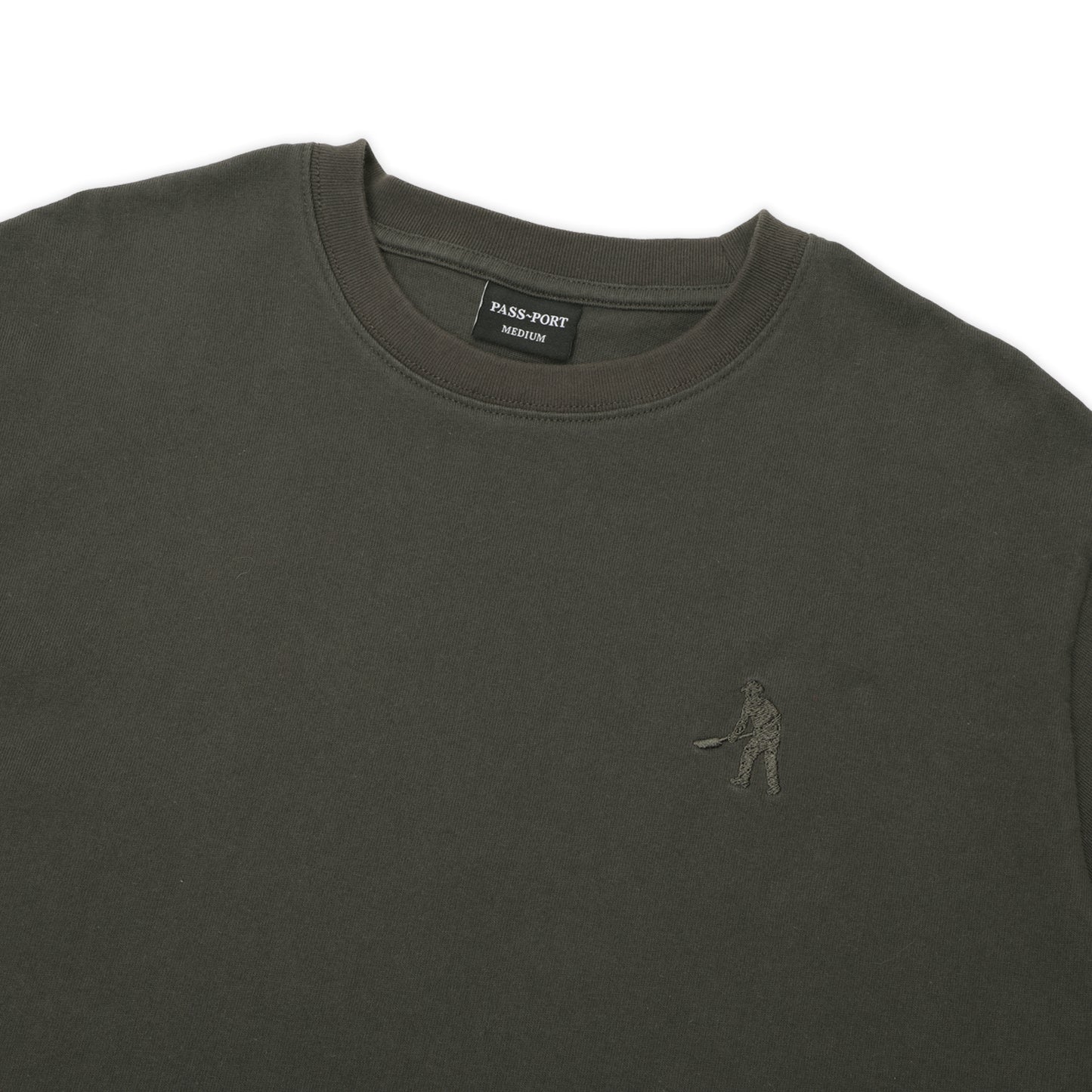 Pass-Port Solid Workers Tee Dark Olive