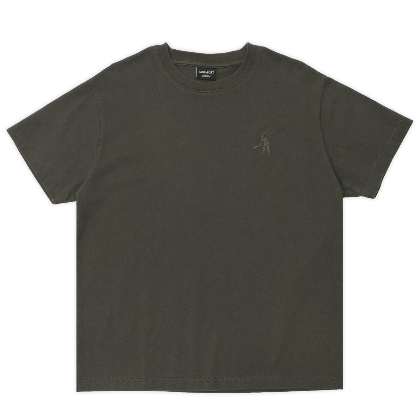 Pass-Port Solid Workers Tee Dark Olive