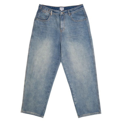 Hoddle Ranger Jean: Worn Wash Blue