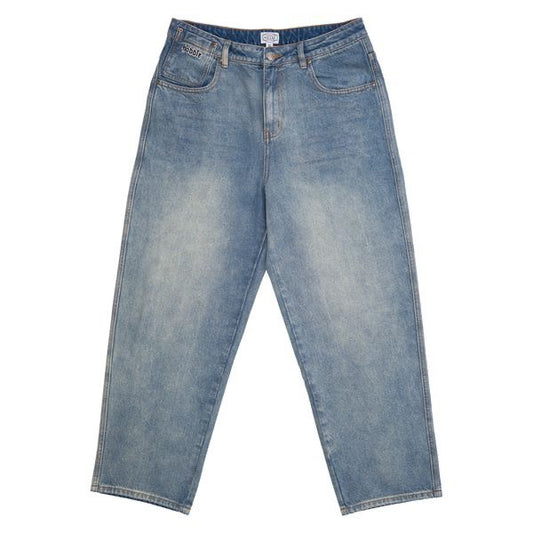 Hoddle Ranger Jean: Worn Wash Blue