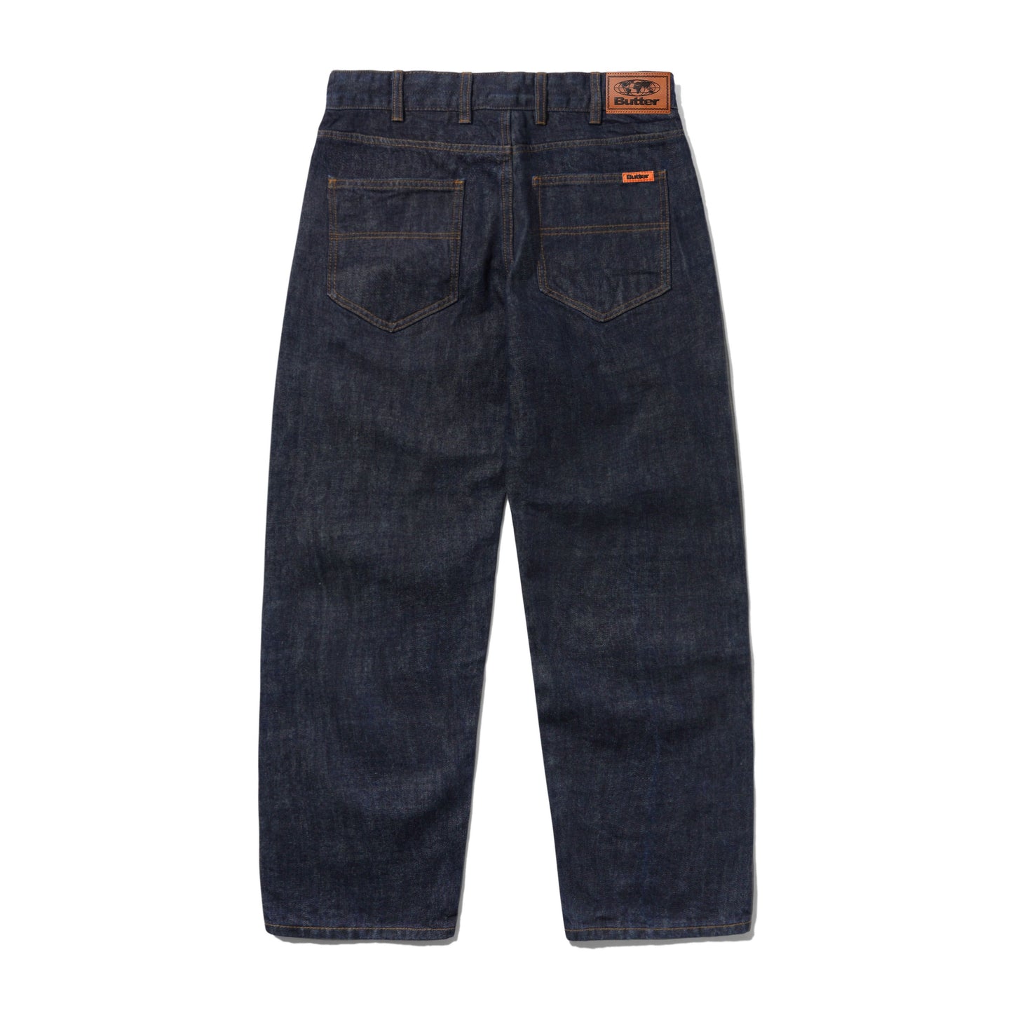 Butter Relaxed Denim Jeans: Selvedge Blue