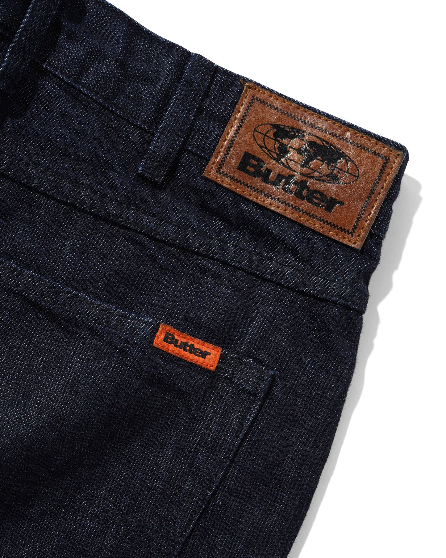Butter Relaxed Denim Jeans: Selvedge Blue