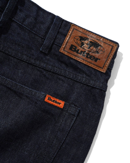 Butter Relaxed Denim Jeans: Selvedge Blue