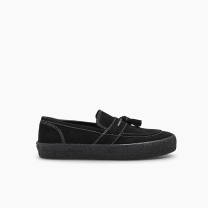 Last Resort VM005 Loafer: Black/Black/White Stitch