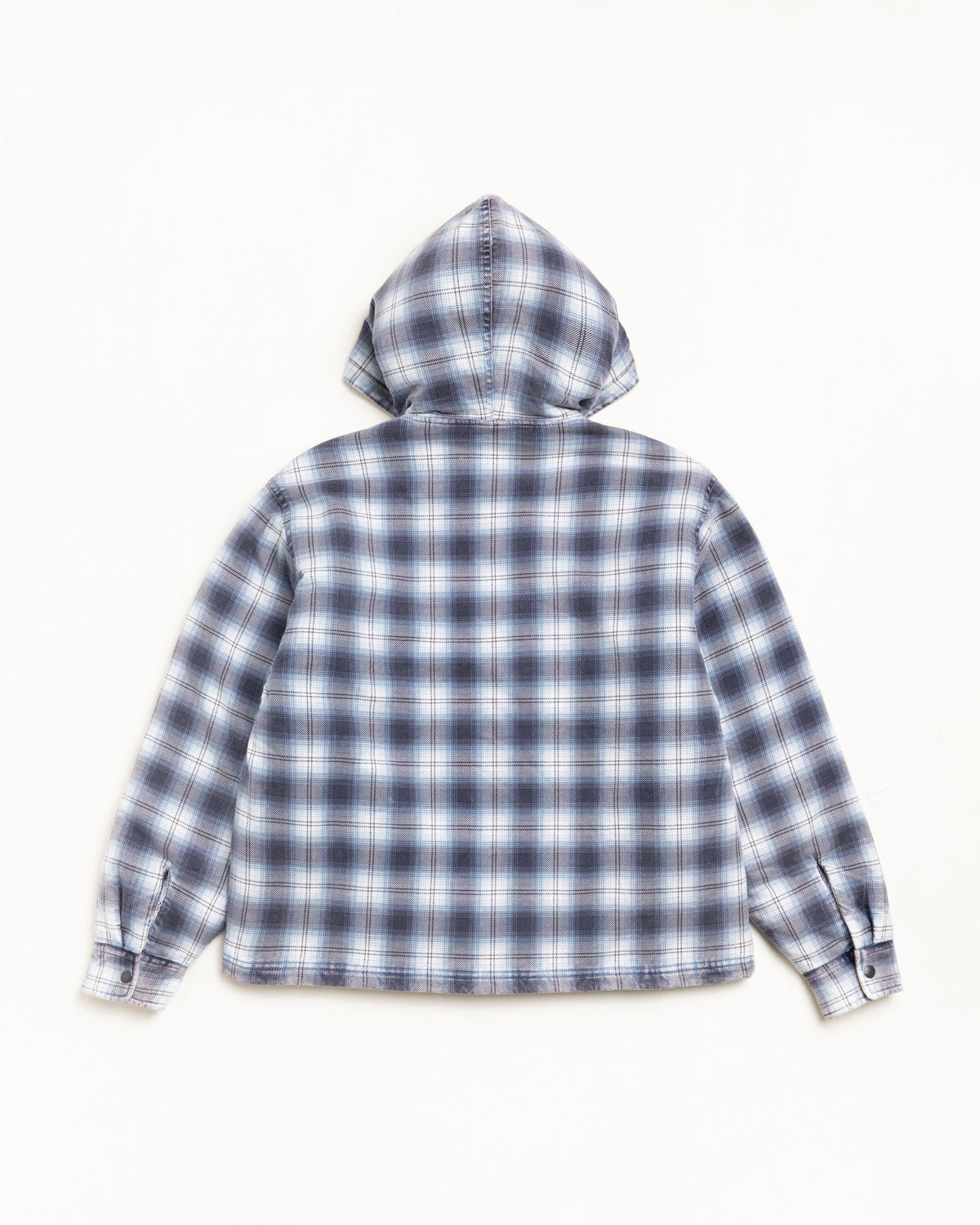 Plaid hoodie on a white background