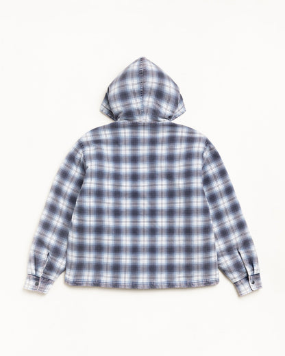 Plaid hoodie on a white background