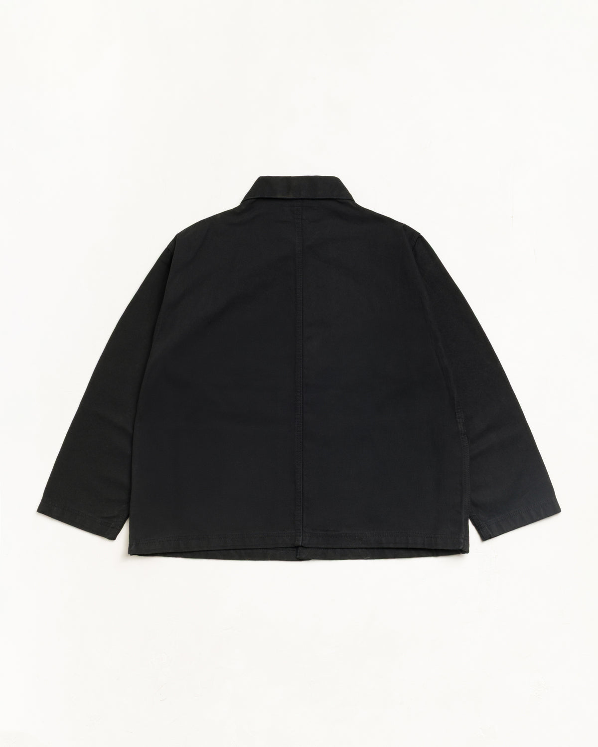Stüssy Canvas Work Overshirt: Black