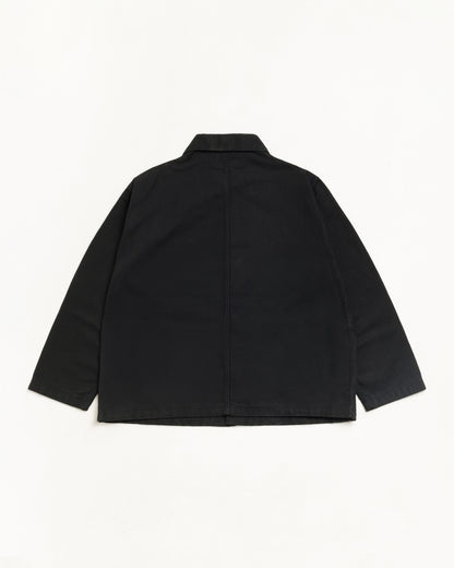 Stüssy Canvas Work Overshirt: Black