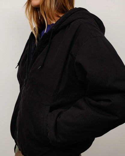 Stüssy Ripstop Work Jacket: Black
