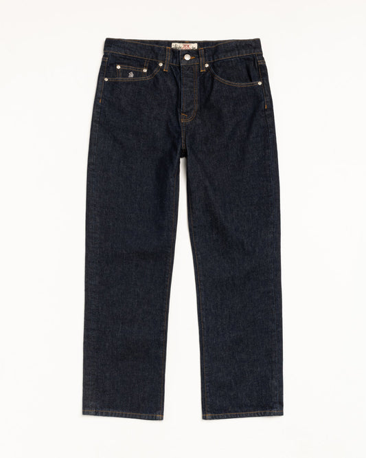 Stüssy New Classic Jean Denim: Rinsed Indigo