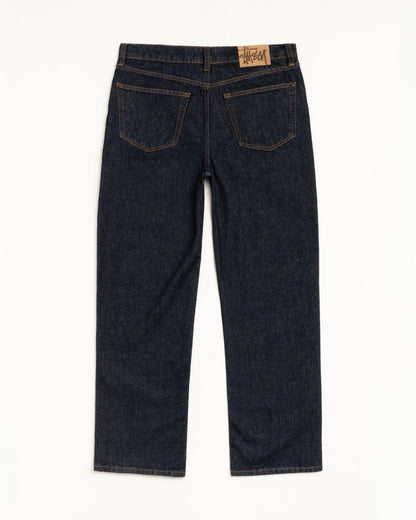 Stüssy New Classic Jean Denim: Rinsed Indigo