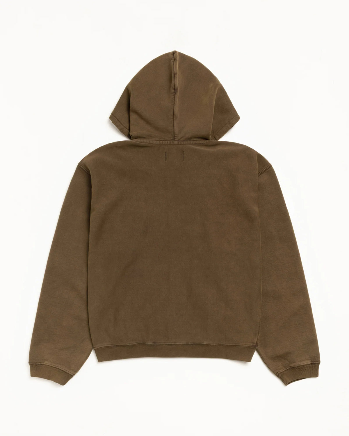 Stüssy Faded Graphic Zip Hood: Washed Olive