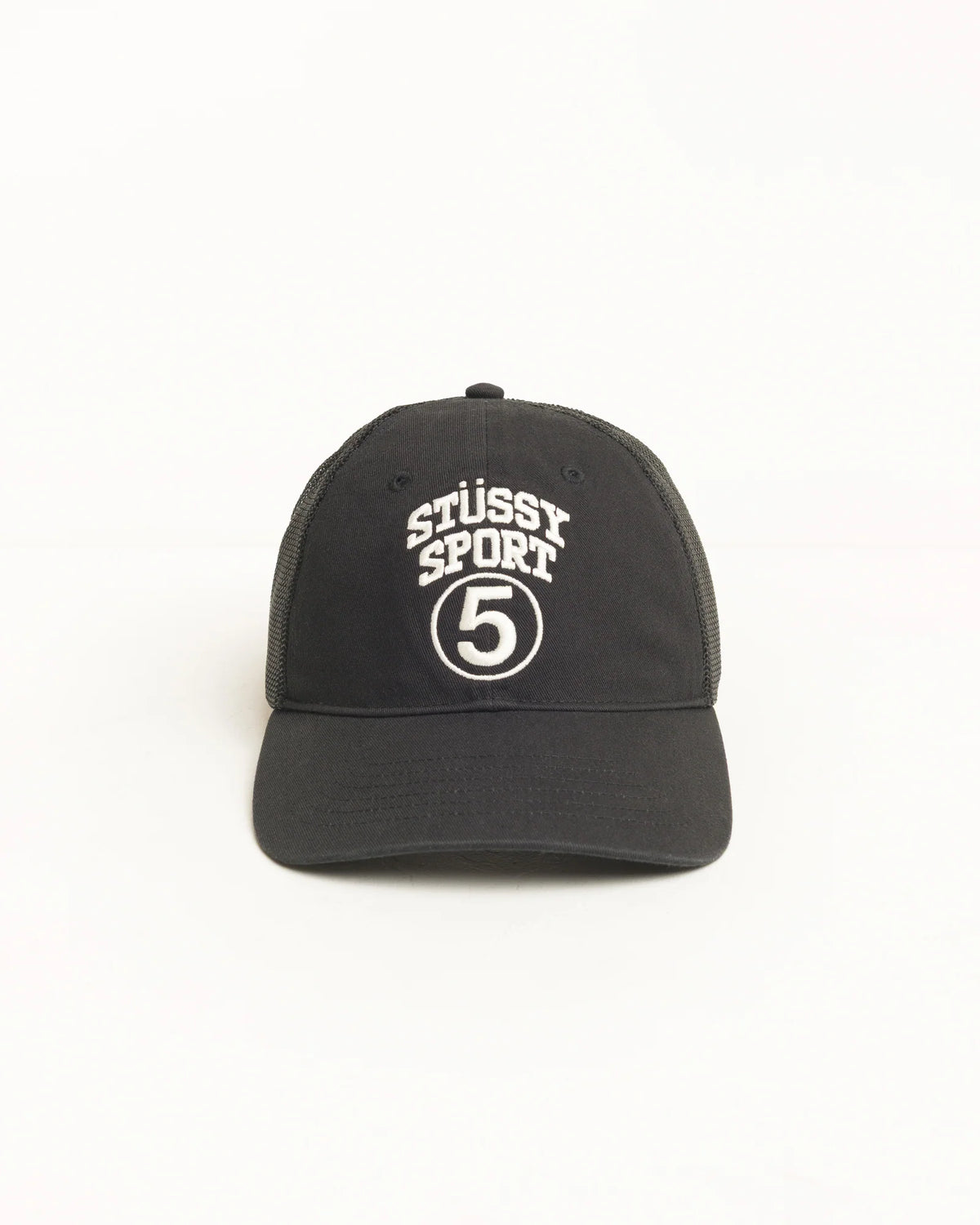 Stüssy Sport 5 Trucker Hat: Black
