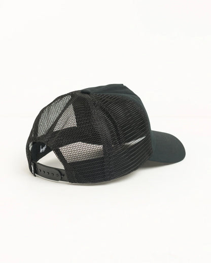 Stüssy S Crown Trucker Cap: Black