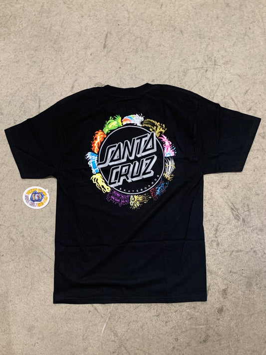 Santa Cruz Pokémon Power Dot Tee Black