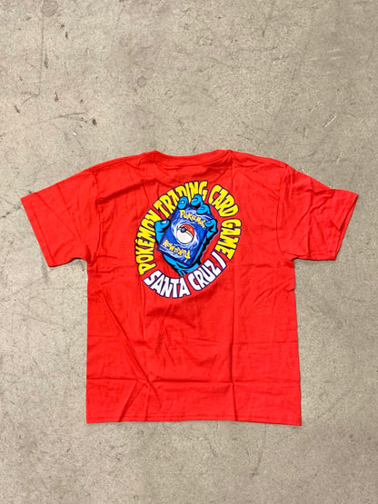 Santa Cruz Pokémon TCG Hand Youth Tee Red