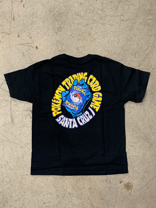Santa Cruz Pokémon TCG Hand Youth Tee Black