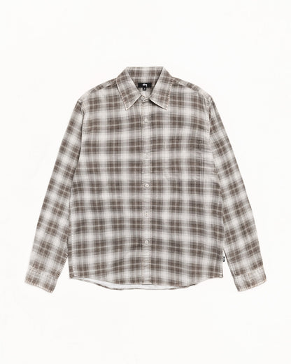 Plaid shirt on a white background