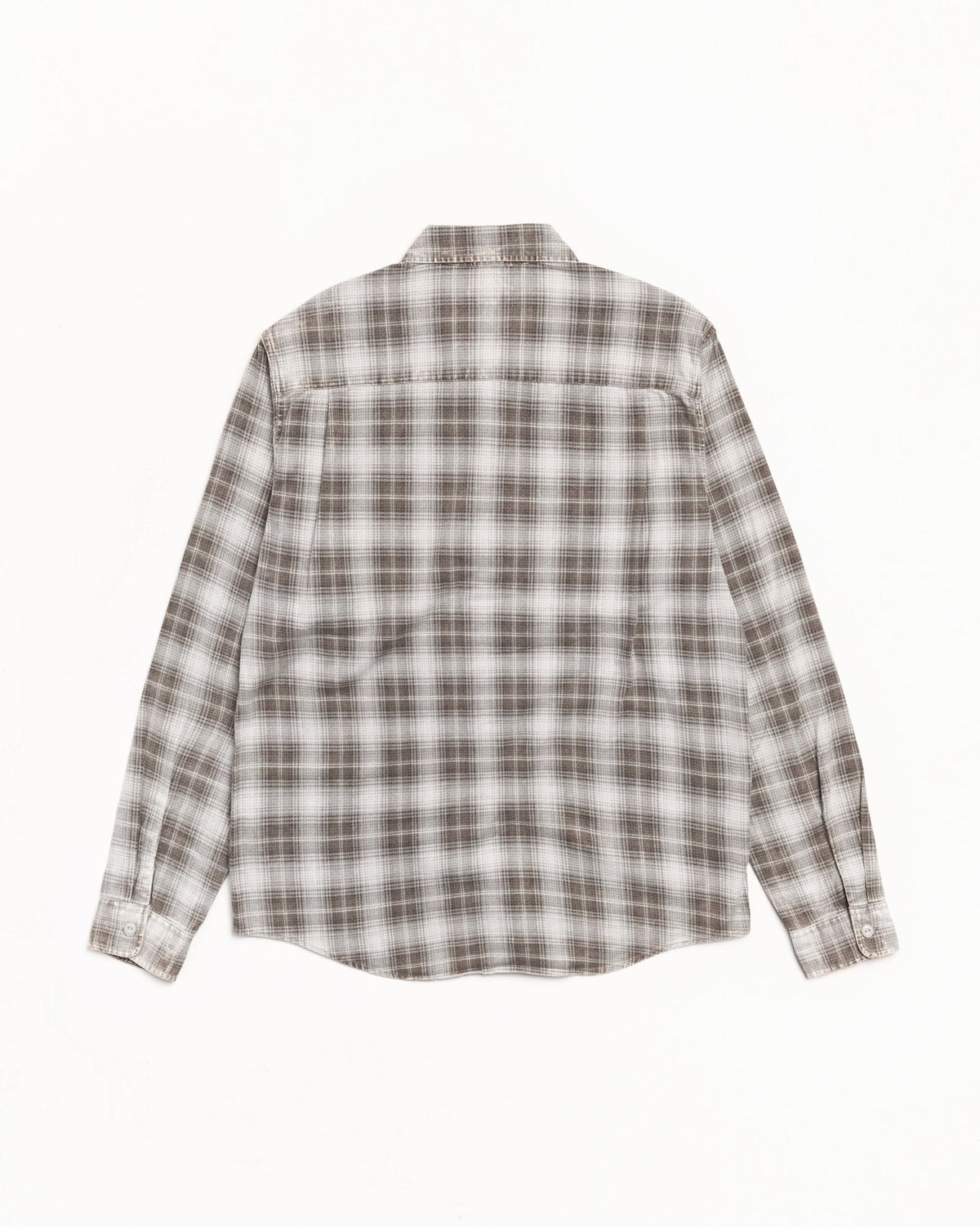 Plaid shirt on a white background