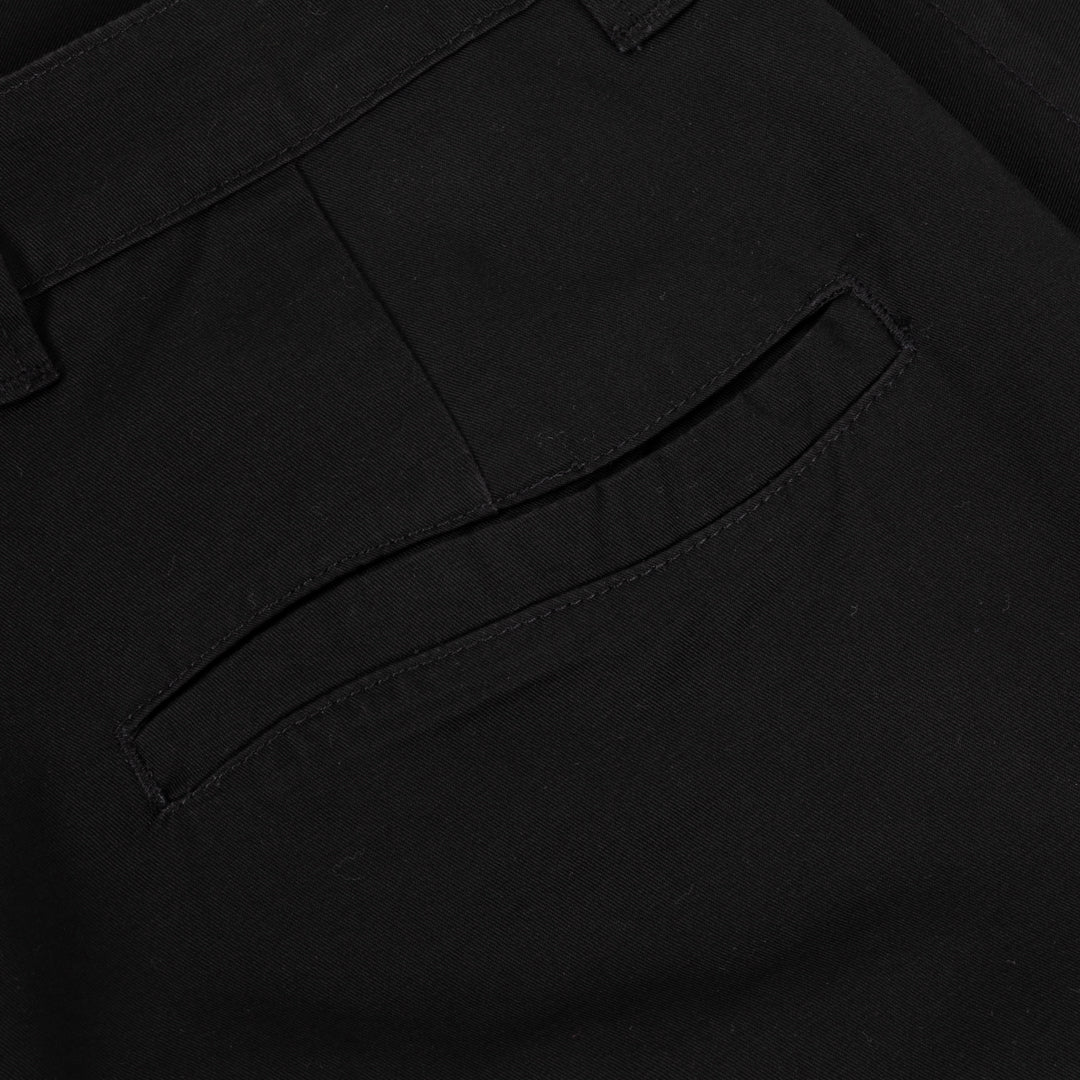 Dime Baggy Chino Shorts: Black