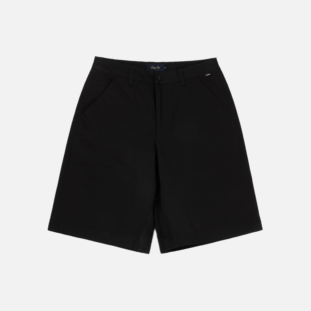 Dime Baggy Chino Shorts: Black