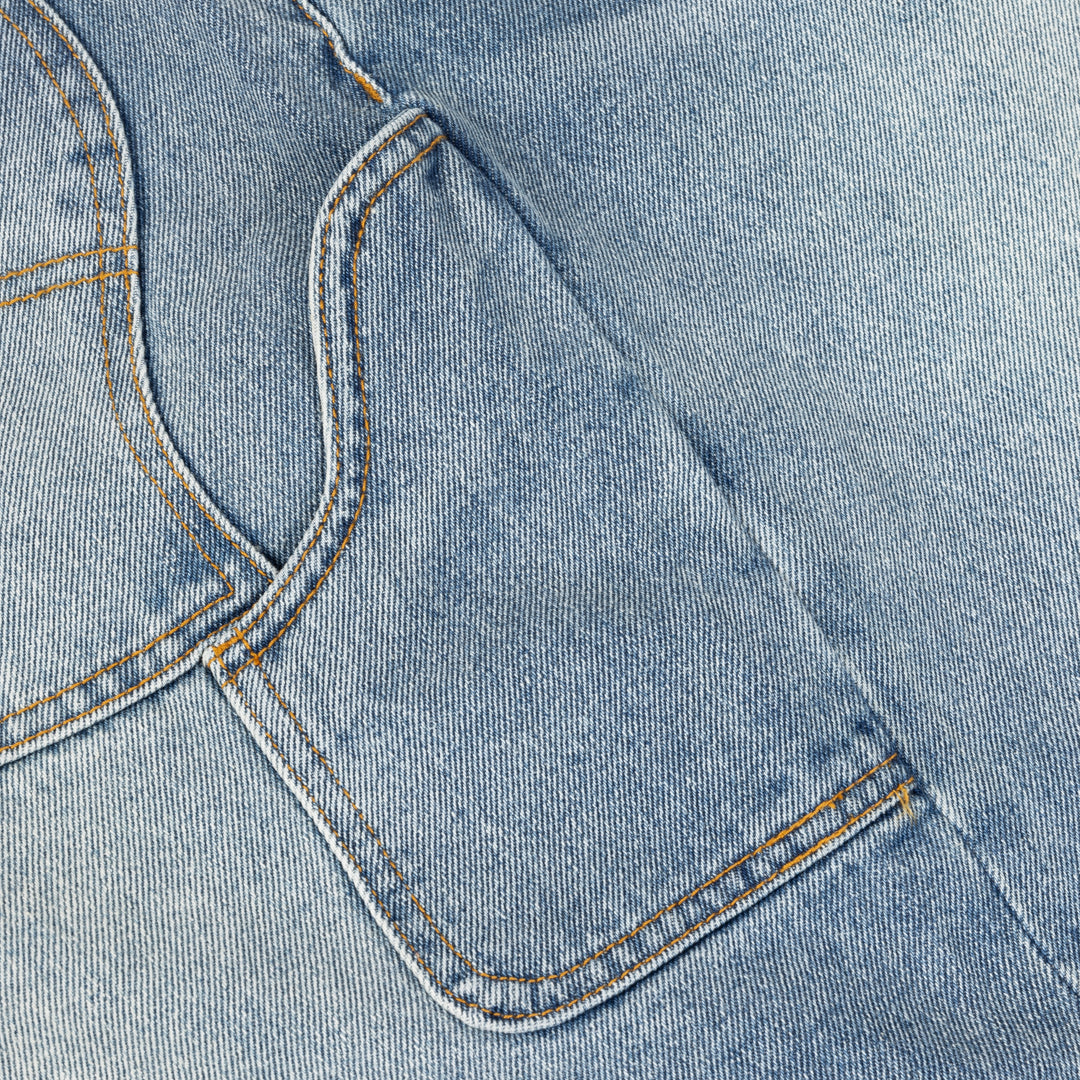 Dime Classic Denim Shorts: Sandblasted Indigo