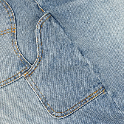Dime Classic Denim Shorts: Sandblasted Indigo