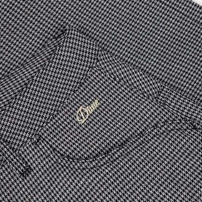 Dime Baggy Houndstooth Shorts Gray
