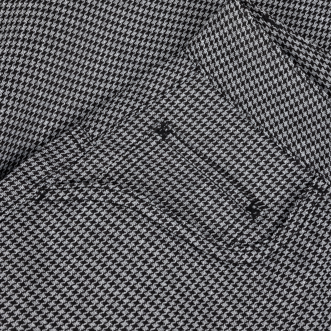 Dime Baggy Houndstooth Shorts Gray