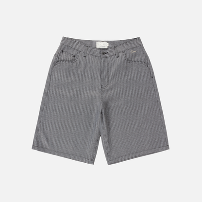 Dime Baggy Houndstooth Shorts Gray