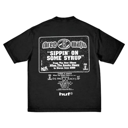 Huf X Three 6 Mafia Sizzurp Tee Black