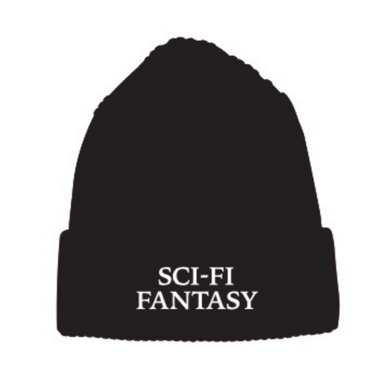 Sci-Fi Fantasy Logo Beanie: Black