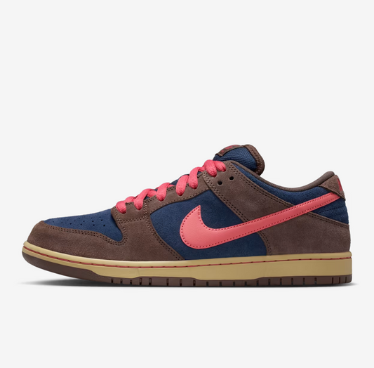 Nike SB Dunk Low Baroque Brown and Midnight Navy