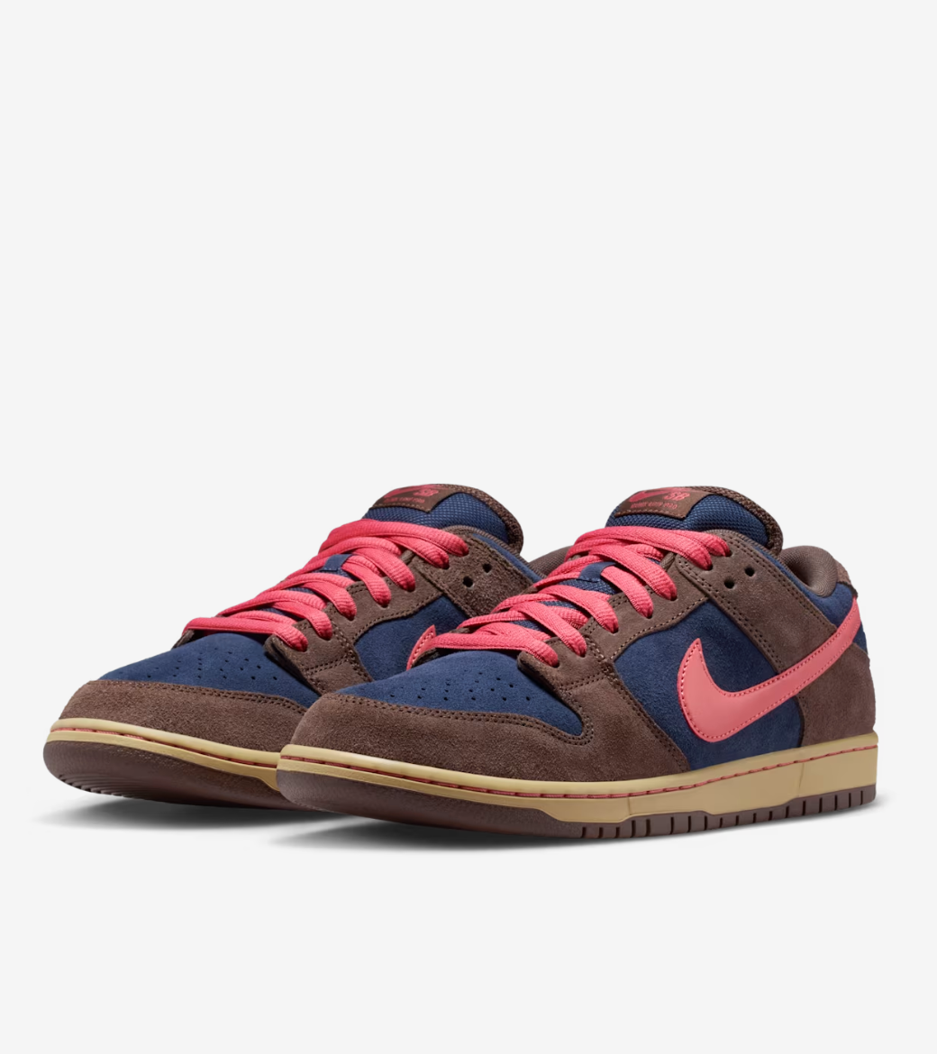 Nike SB Dunk Low Baroque Brown and Midnight Navy