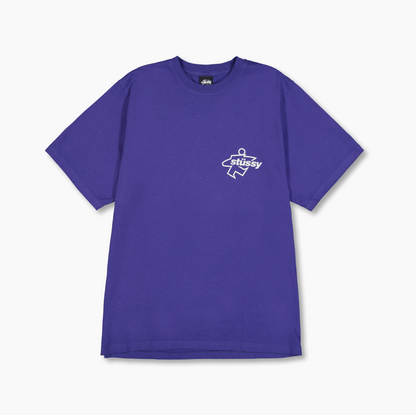 Stüssy Surf Size Pig. Dyed Tee: Indigo